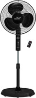 V-Guard Esfera Remote (Black) with 2 Year Warranty Remote Controlled 400 mm Pedestal Fan(Black | Pack of 1)
