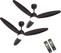 DIGISMART Autum Mark-1 with 5 Year Warranty BLDC Motor with Remote 1200 mm Ceiling Fan(5 Star | Coffee Brown | Pack of 2)