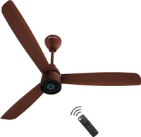 Atomberg Renesa Prime Remote 5 Star 1200 mm 3 Blade Ceiling Fan(BLDC Motor with Remote | Gloss Brown | Pack of 1)