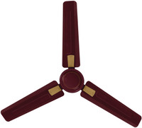 LUMINOUS Rapid Deco 1200 mm 3 Blade Ceiling Fan(Cherry Red | Pack of 1)