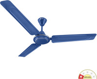 Orient Electric Ujala Air BEE Star Rated 1 Star 1200 mm 3 Blade Ceiling Fan(Matt Blue | Pack of 1)