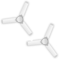 LUMINOUS Bandhej 1200 mm 3 Blade Ceiling Fan(Malabar Silver, Pack of 2)