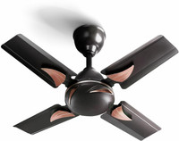 DV NOVAKING 600 mm/24 inch Ultra High Speed 4 Blade Fan with 5 Year Warranty Anti Dust 600 mm Ceiling Fan(4 Star | Smoked Brown | Pack of 1)