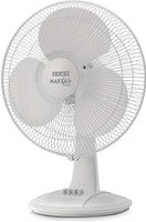 USHA Maxx Air Ultra 400 mm 3 Blade Table Fan(White | Pack of 1)