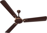 Polycab Zoomer Prime HS 1 Star 1200 mm Energy Saving 3 Blade Ceiling Fan(Choco Brown, Pack of 1)