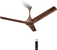 KUHL Prima A5 BLDC 65% Power Saving with 5 Year Warranty BLDC Motor with Remote 1200 mm Ceiling Fan(5 Star | Teak | Pack of 1)