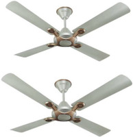 HAVELLS Leganza 4Blade 1200mm with 2 Year Warranty Energy Saving 1200 mm Ceiling Fan(1 Star | Bronze Gold | Pack of 2)