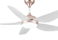 HANS LIGHTINGS JC-2035ROSEWL with 1 Year Warranty Energy Saving 1650 mm Ceiling Fan(4 Star | White and Golden | Pack of 1)