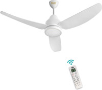 KUHL Luxus C3 Stylish 65% Power Saving with 5 Year Warranty BLDC Motor with Remote 1400 mm Ceiling Fan(5 Star | White | Pack of 1)