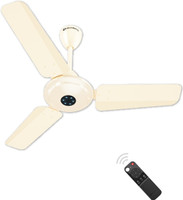 Atomberg Ikano Remote Controlled|High Air Delivery|LED Speed|Power Saving|Timeless Design with 3 Year Warranty BLDC Motor with Remote 900 mm Ceiling Fan(5 Star | Gloss Ivory | Pack of 1)