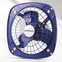 unleash Aero 9 inch (230 MM) Metal Exhaust Fan For Kitchen, Bathroom, Home & Industries 230 mm 5 Blade Exhaust Fan(Energy Saving | NAVY BLUE | Pack of 1)