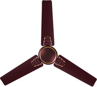 LUMINOUS Wavia with BEE 3 Star-Rating, 40% Higher Energy Savings 50-Watt 3 Star 12 mm 3 Blade Ceiling Fan(Cedar Brown, Pack of 1)
