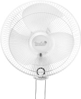 Indo ELLIE 16" High speed wall fan |2200 RPM | 3-Speed Control | Warranty: 2 Years| with 24 Months Warranty Anti Dust 400 mm Wall Fan(White | Pack of 1)