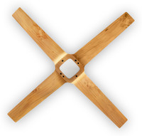 LUMINOUS New York Madison 1300 mm 3 Blade Ceiling Fan(Pine Wood, Pack of 1)
