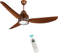 KUHL Luxus C3 Stylish 65% Power Saving with 5 Year Warranty BLDC Motor with Remote 1400 mm Ceiling Fan(5 Star | Brown | Pack of 1)