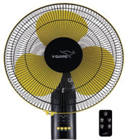 V-Guard FINESTA RW NEO WALL FAN WITH REMOTE | LED DISPLAY with 2 Year Warranty Remote Controlled 400 mm Wall Fan(YELLOW-BLACK | Pack of 1)