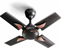 Longway Creta P1 600 mm 4 Blade Ceiling Fan(Ultra High Speed | Smoked Brown | Pack of 1)