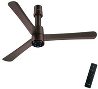 V-Guard INSIGHT-G with 5 Year Warranty BLDC Motor with Remote 1200 mm Ceiling Fan(5 Star | Elegance Brown Matte | Pack of 1)