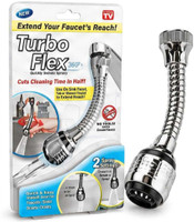 Echoix Turbo Flex E-Choix Turbo Flex 360° Tap Extension Sprayer Faucet Nozzle(Screw On)