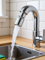 Verilux Kitchen Faucet Water Tap Faucet Extender 360Â° Swivel Faucet Extension Faucet Handle(Push On)