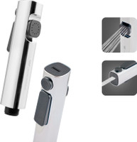 Water Science Water Saving Health Faucet | Jet Spray for Toilet | 2 Flow Modes | Chrome Finish Health  Faucet(Wall Mount Installation Type)