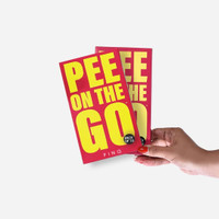 PINQ Pee On The Go|Pee Funnel for Women|Stand & Pee|Leak Proof|Outdoor Activities Disposable Female Urination Device(Pink, Pack of 20)