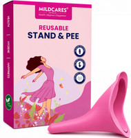 MILDCARES Stand and Pee Pink Reusable Female Urination Device(Pink1, Pack of 1)