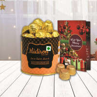 Midiron Christmas Chocolate Gift Hamper for Sweet Holiday Celebrations Assorted Gift Box(Multicolor)