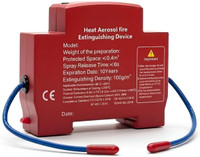 Norvixa Automatic Heat Activated Aerosol Fire Suppression Extinguishing Device Fire Extinguisher Mount(0.1 kg)