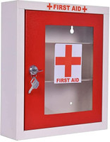 Fostar Emergency First Aid Kit Box ( Medium Size) Multi Compartment/Partition First Aid Kit(Home, Workplace, Sports and Fitness)
