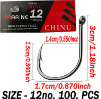 KVFISHNET Circle Fishing Hook