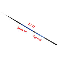 Abirs 12 ft fly 360 long Blue Fishing Rod(360 cm, 0.169 kg, Blue)
