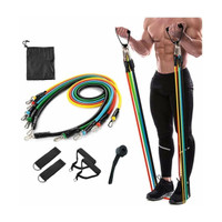 KAYKUS Resistance Set Tubes for Fitness Home Gym Exercise Workout Resistance Band(Multicolor, Pack of 1)