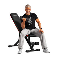 Lifelong Strong Adjustable Foldable Gym Bench 3-in-1 Incline, Decline & Flat Weight Bench Multipurpose Fitness Bench
