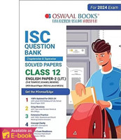 Oswaal ISC Question Bank Class 12 English Paper-2 Literature Book (For 2024 Board Exams) | Ebook | Available only on Android  by Oswaal Team 2023(Others)