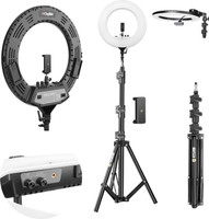 DIGITEK (DRL-18H C) Professional 46 CM (18 inch) Ring Flash(White, Black)