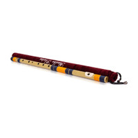 Radhe Flutes G Natural Base Right Handed With Velvet Cover Dark Blue & Orange PVC Flute(68 cm)