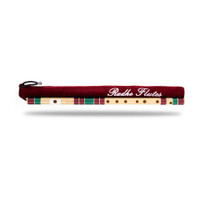Radhe Flutes Radhe Flutes Right Handed C Natural With Velvet Cover PVC Maroon & Dark Green PVC Flute(53 cm)