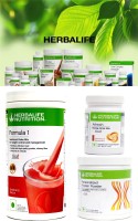 Herbalife Nutrition Formula 1 Strawberry 500 Gm & Protein 200 gm with Afresh Cinnemon 50 Gm Set of 3 Combo(Formula 1 Strawberry 500gm, Protein 200 gm, Afresh Cinnemon)