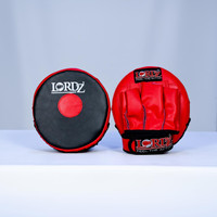Lordz Leather Small Punching Focus Pad(Red, Black)