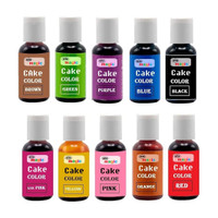 Xila Magic Cake Color For Whipping Cream Set of 10 Multicolor(200 ml)