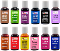 Xila Magic Cake Colour Pack Of 12 Multicolor(240 ml)