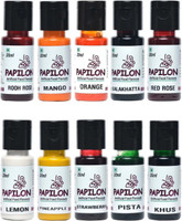 PAPILON Set of 10 Flavouring Emulsions 20ml x 10 bottles Mixed Fruit Liquid Food Essence(20 ml)