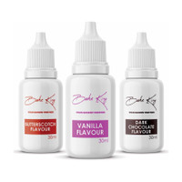 Bake King Pack of 3 Butterscotch, Chocolate and Vanilla Flavour Food Essence 30ML Each Butterscotch Liquid Food Essence(90 ml)