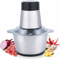 REMICH Electric Meat Grinders & Electric Vegetable & Fruit Chopper 700 W Food Processor(Silver)
