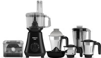 HAVELLS FOODO PROCESSOR |Attachement Box| Flow Breaker Jars|21000 Rpm| 750 W Food Processor(Black)