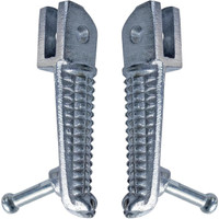 anmol enterprises Front Footrest Assembly Compatible for Yamaha R15 (All Versions) Foot Rest(Silver)