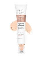 SWISS BEAUTY Flawless Finish Foundation | Medium Coverage Lightweight | Oil Free Radiant Foundation(Soft Ivory, 40 g)