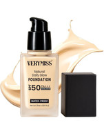 VERYMISS Natural Glow Daily Wear Foundation - 01 Ivory Foundation(01 - IVORY, 25 ml)