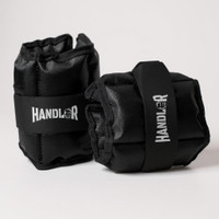 HANDLER 2 Kg x 2 pc Best for Fitness,Walking, Jogging, Aerobics,Yoga and Swimming (4KG) Black Ankle & Wrist Weight(4 kg)